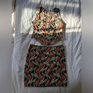 Miaou Corset and Skirt Set